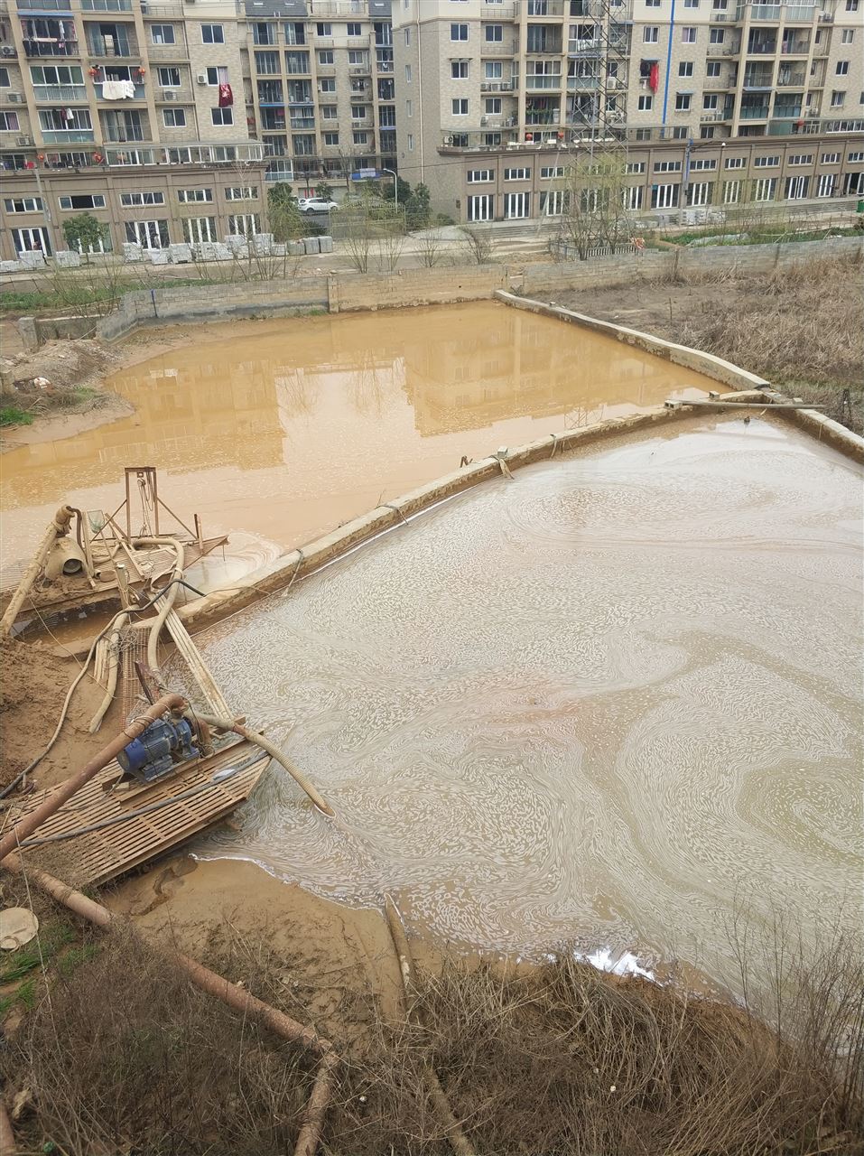 下冶镇沉淀池淤泥清理-厂区废水池淤泥清淤